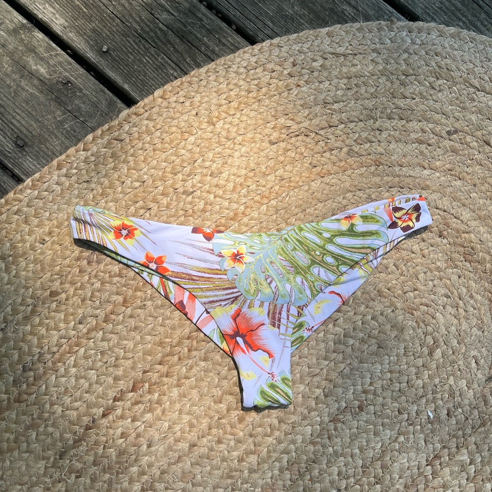 Roxy Tropical Print Bikini Bottom